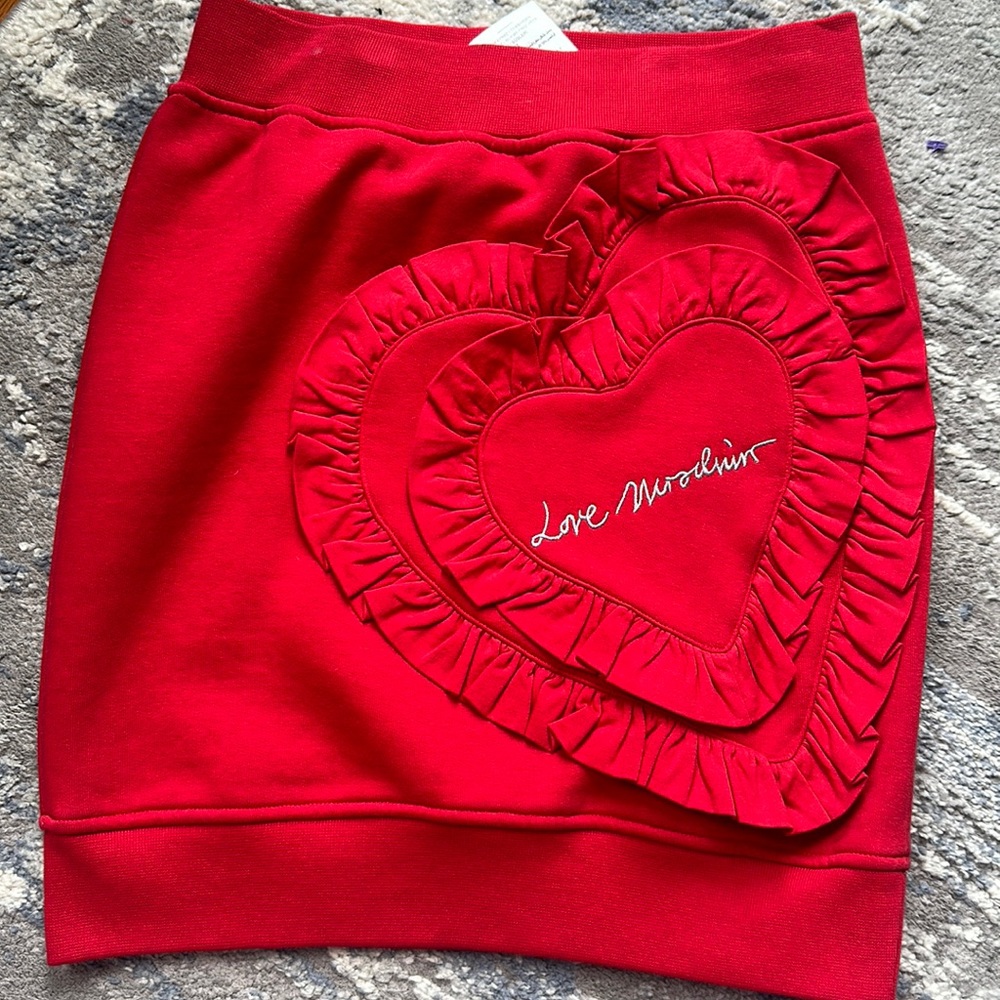 Love Moschino heart skirt